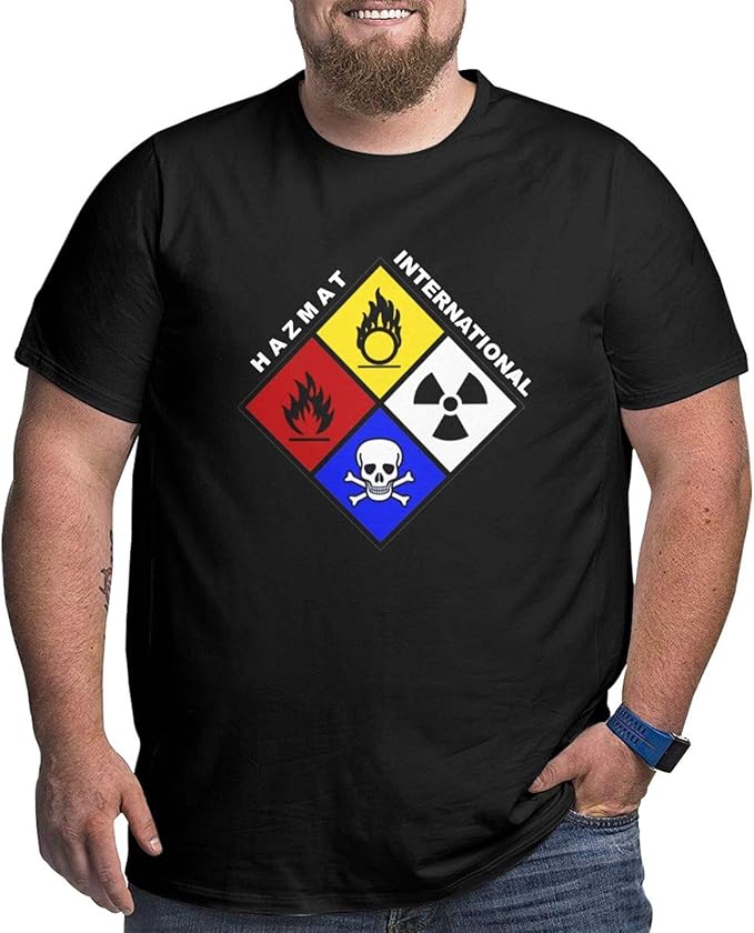 Amazon SNM HILL Hazmat International Mens Plus Size T Shirts