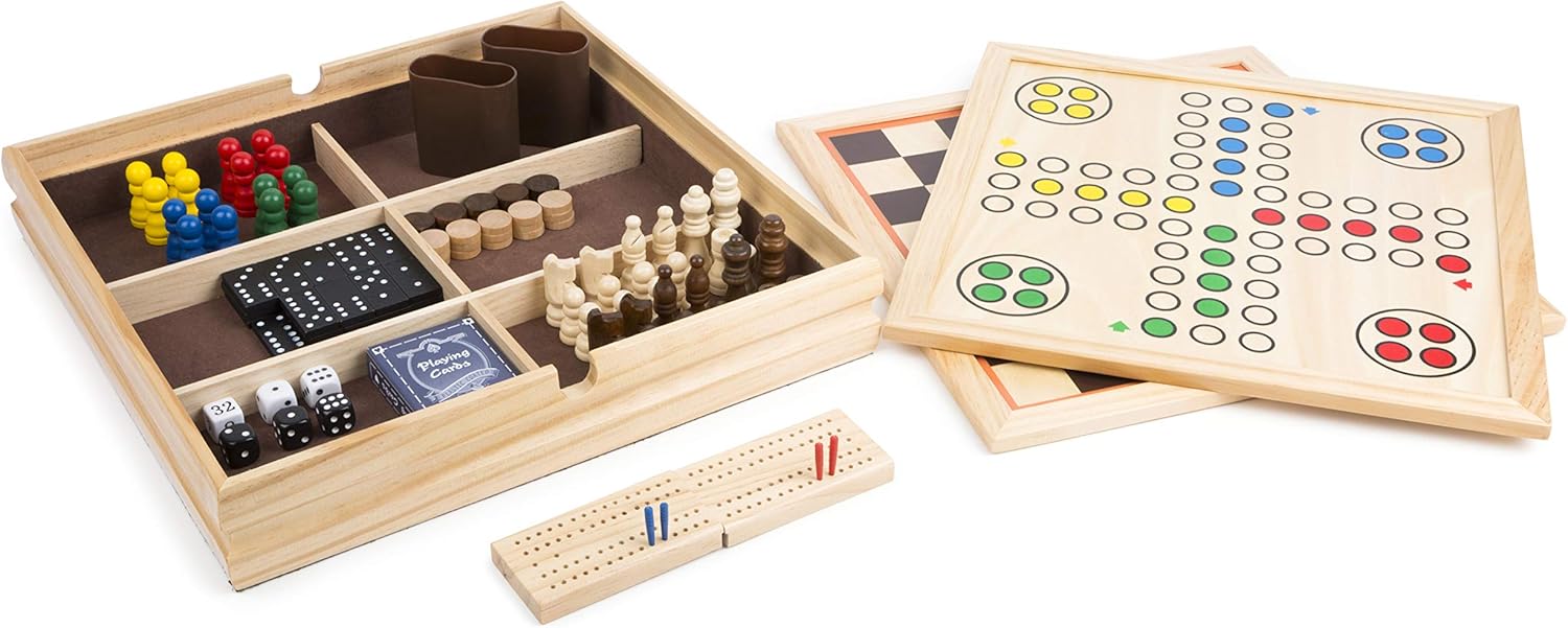 Small Foot 9-in-1 Game Collection, Multicolor, 35 cm x 35 cm x 6 cm