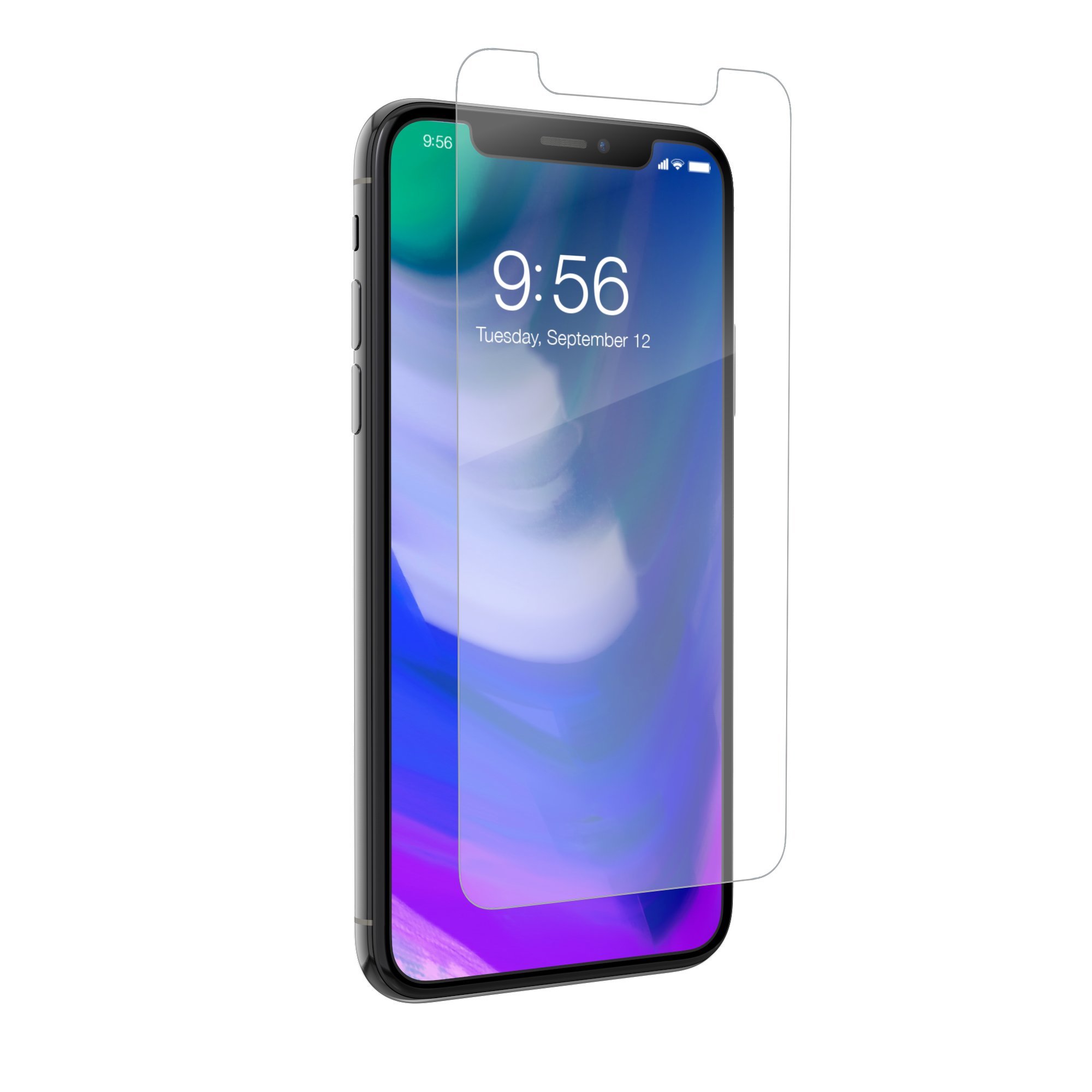 ZAGG InvisibleShield Sapphire Defense - Hybrid Glass - Screen Protector for Apple iPhone X - Clear 200301197
