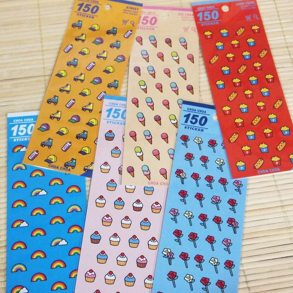 Amazon Co Jp Choa Choa 47 Petite Size Pop Cute One Point Stickers Set Of 11 Schedule Stickers Toys