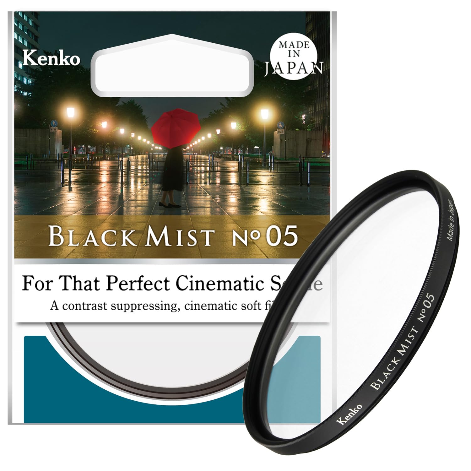 Kenko Soft effect filter Black Mist No.05 ø55mm, Soft effect, for portrait, Low profile