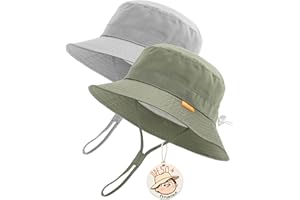 FURTALK Baby Sun Hat Toddler Boys Girls Bucket Hat for Kids 0-5 Years UPF 50+ Sun Protective Child Summer Beach Hats