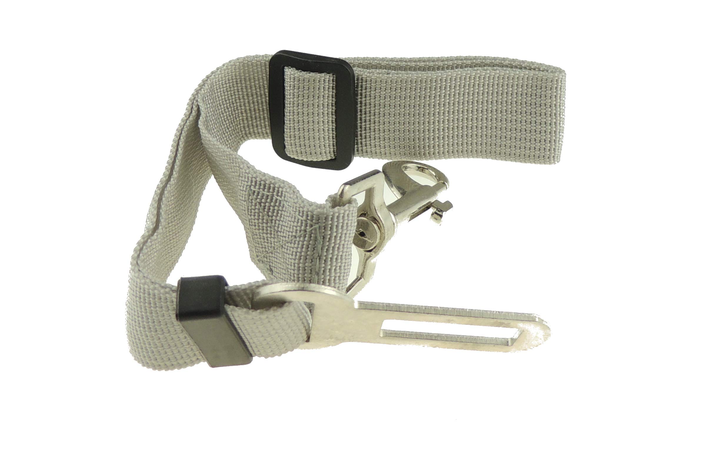 Universal Pet Car Safety Seat Belt, Adjustable Seat Belt Harness for Animals Dogs Puppies Cats, Dog seat belt for car, Strong Dog Car Truck Safety Harness (Grey)