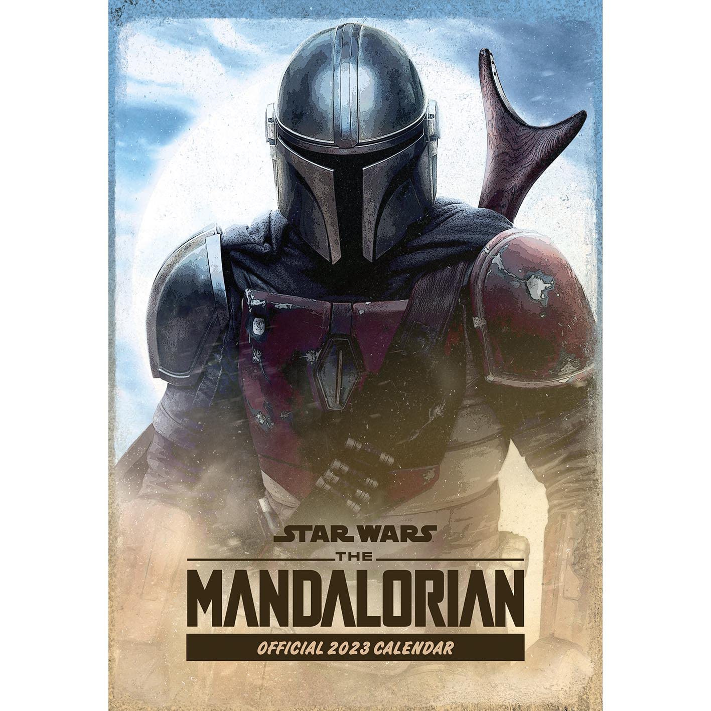 Star Wars: The Mandalorian Calendar 2023 - Month to a View Poster Calendar 30cm x 42cm - Official Merchandise