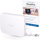 Waveform QuadPro: Directional 4x4 MIMO Panel Antenna, Antenna Only | External signal boosting antenna | 4G/5G routers &amp; gateways | T-Mobile Home Internet, Verizon, ATT | Cables not included