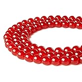 150pcs 6mm Carnelian Beads Natural Gemstone Beads Round Loose Beads for Jewelry Making