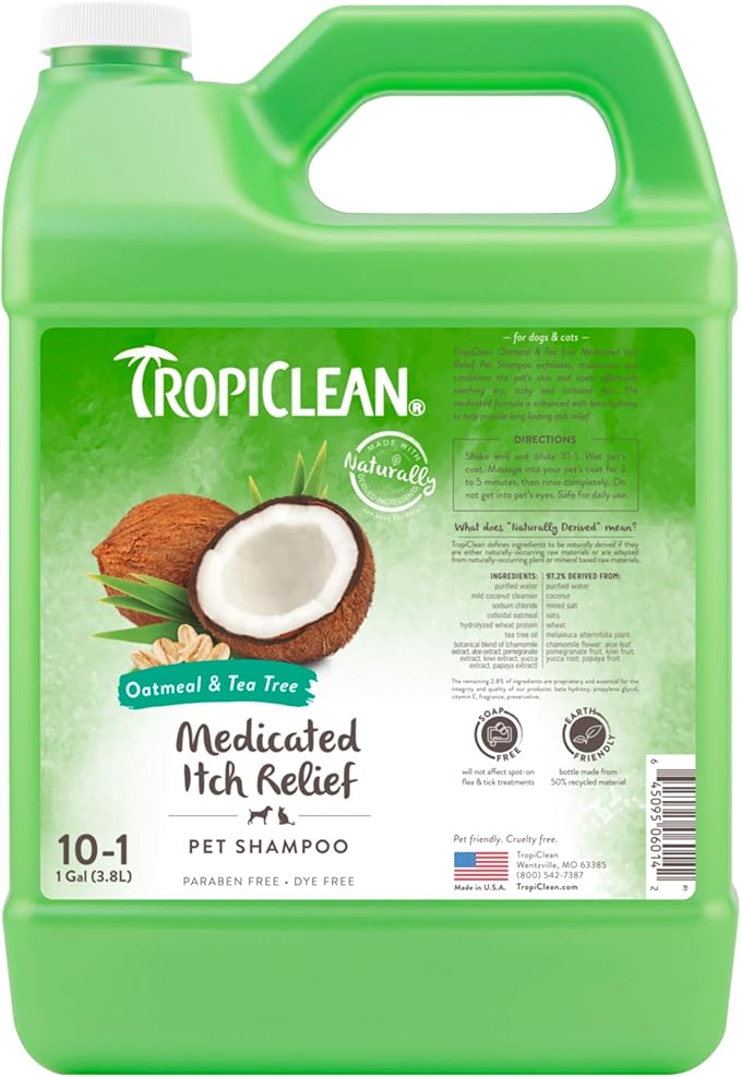 tropiclean medicated shampoo