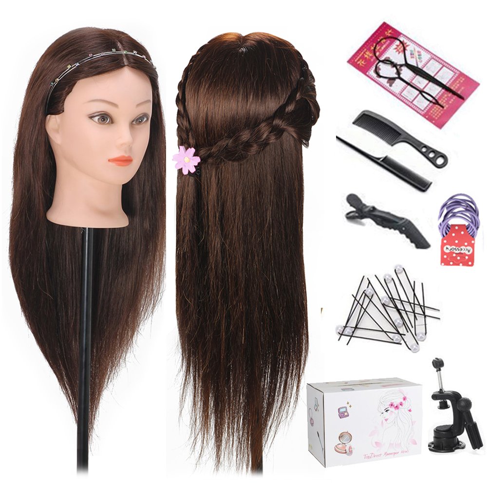 hair styling model heads