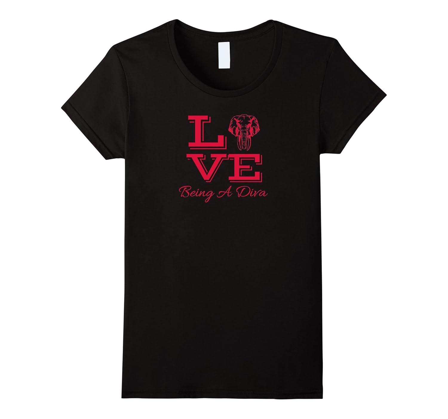 Womens Delta Diva Sigma Crimson Theta Love Women's T-Shirt-Rose