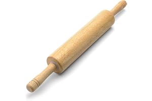 Farberware 5215807 Classic Wood Rolling Pin, 17.75-Inch, Natural