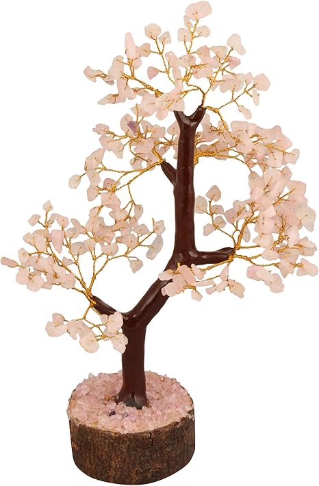 Amazon.com: PYOR Feng Shui Vastu Bonsai Money Tree Reiki Healing Crystals and Gems Chakra Balancing Good Luck Decor Energy Generator Gift Item (Rose Quartz Golden Wire 10-12 Inch): Home & Kitchen Amazon.com: PYOR Feng Shui Vastu Bonsai Money Tree Reiki Healing Crystals and Gems Chakra Balancing Good Luck Decor Energy Generator Gift Item (Rose Quartz Golden Wire 10-12 Inch): Home & Kitchen