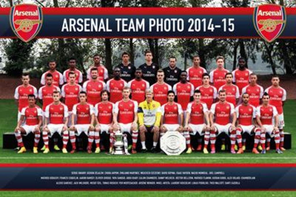 Arsenal Fc Full Squad Team Poster Buy Online In Japan At Desertcart Jp Productid 170143129