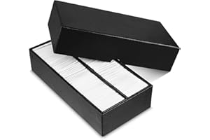Henoyso 1 Pc Double Row Coin Box Holders for Collectors Storage Supplies Collecting Coin Cases, 9 x 2 x 2 Inch About Half Box Cases (Black)
