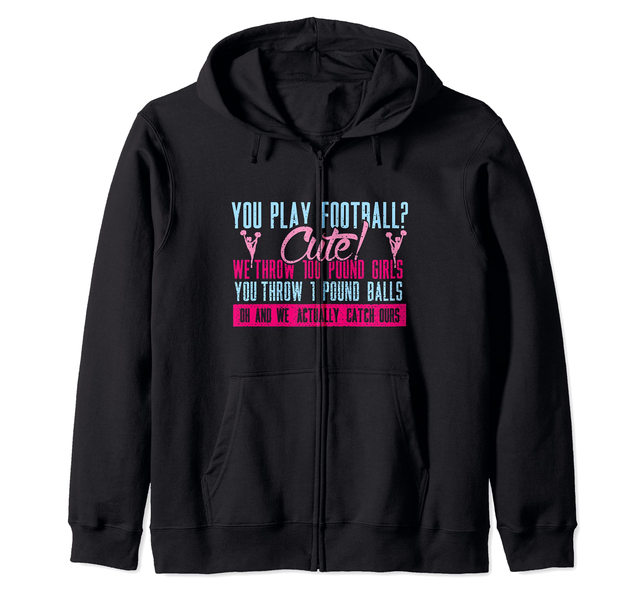 Cheerleading Sports School Cheer for Cheerleader Zip Hoodie