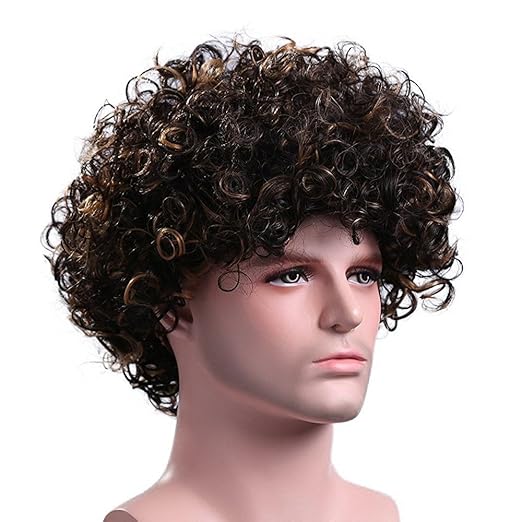 B G Fashion Men S Curly Wigs California High Heat Resistant Wigs
