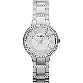 Fossil Women's Virginia Quartz Stainless Steel Three-Hand Watch