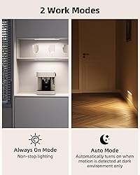 EZVALO 6-Pack Under Cabinet Lighting, 7.8" Wireless