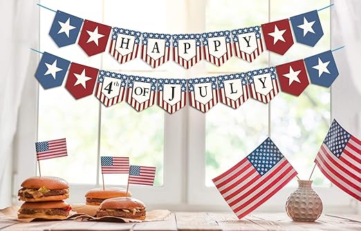 Amazon Com Dazonge Forth Of July Patriotic Decorations Stars