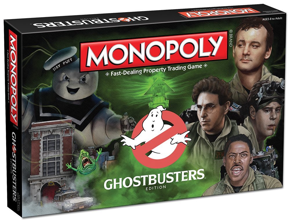 USAopoly Ghostbusters Monopoly Board Game - 2 Players, Ages 6+