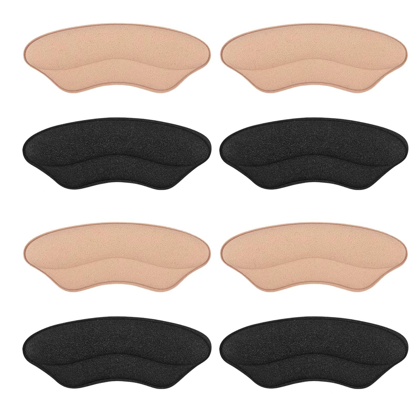 Riootlnm Heel Pads for Shoes That are Too Big Soft High Heel Grips