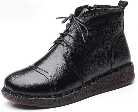 Amazon.com: MENGOU - Botines impermeables con plataforma y tacones para  mujer y adolescente, antideslizantes, puntera cerrada, botas militares de  invierno: Shoes