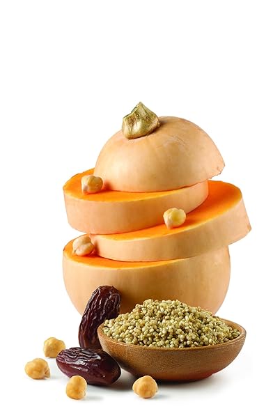 SPROUT ORGANICS BABY FOOD, BUTTERNUT, CHICKPEA, QUINOA & DATE, PLANT POWERED PROTEIN, 4 OZ PUREES (PACK OF 6)