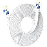Postta Flat HDMI Cable 50 Feet Flat HDMI 2.0 Cord