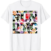 Run DMC Official Floral Logo T-Shirt Small