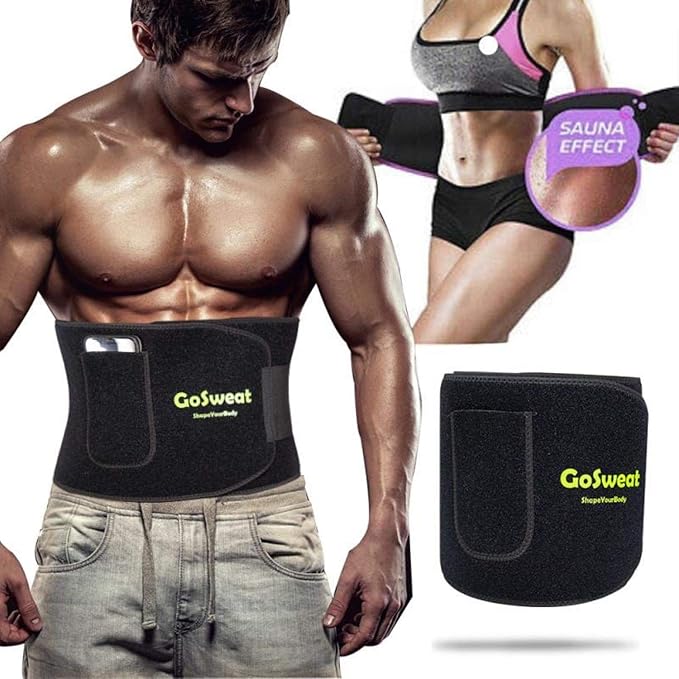 Amazon Com Gosweat Waist Sweat Trainer Plus Size Trimmer Belt For Women Weight Loss Clothing