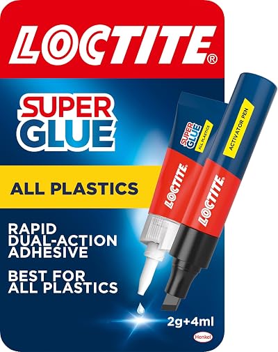 Loctite All Plastics Super Glue 4ml 2g Instant Bond Adhesive
