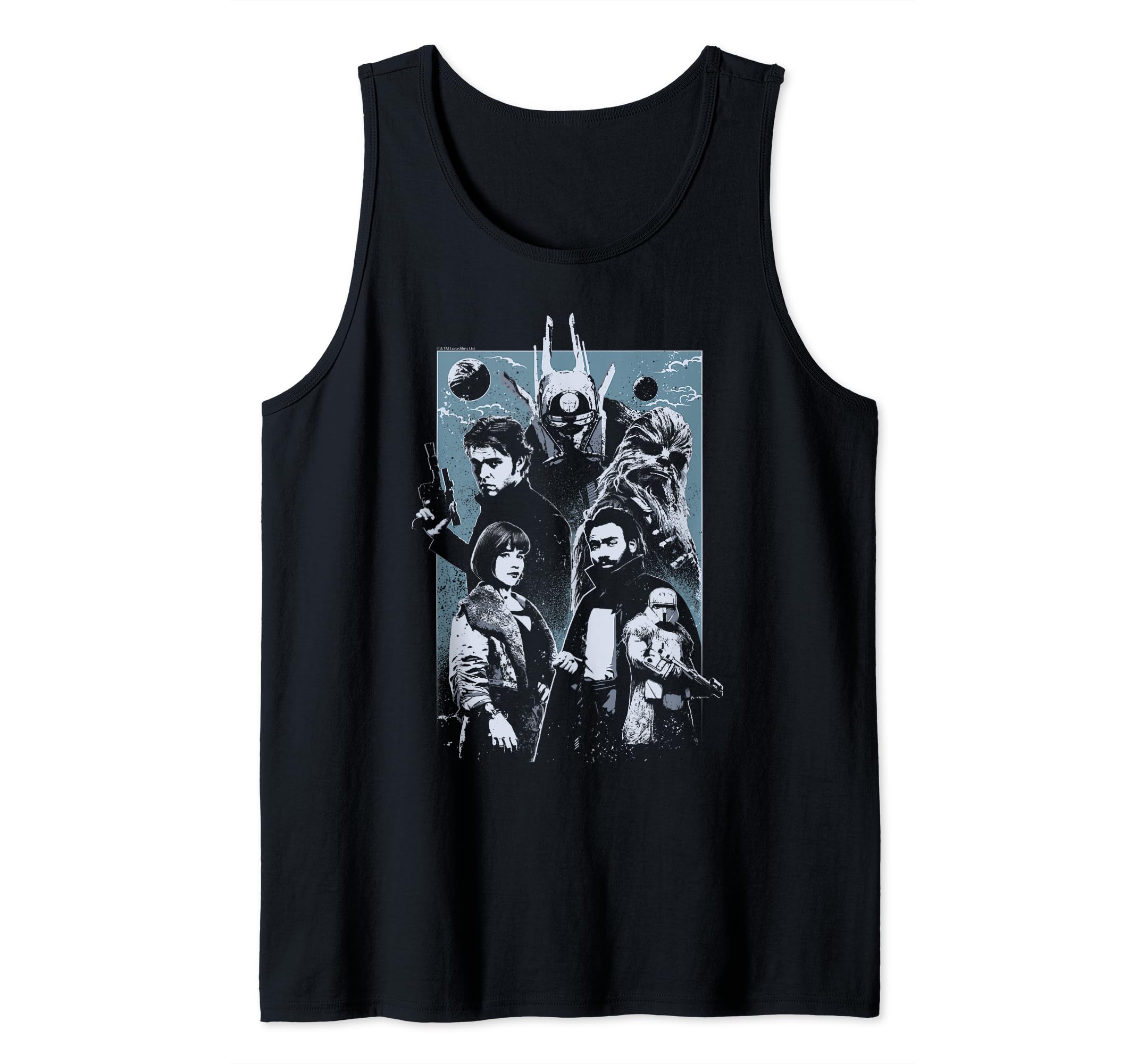 Star Wars Han Solo Movie Good & Evil Tonal Tank Top
