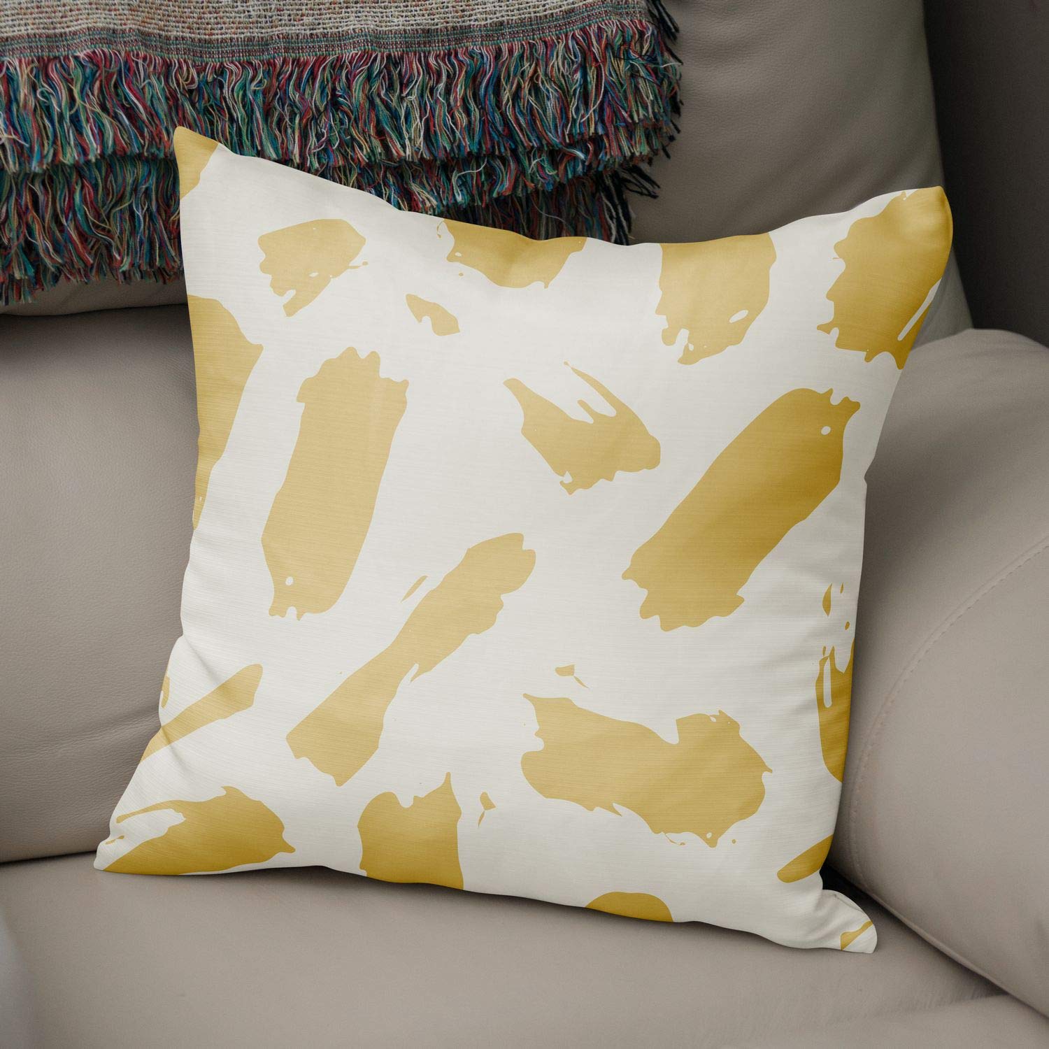 Bonamaison Decorative Cushion Cover Random Pattern, Throw Pillow Covers, Home Decorative Pillowcases for Livingroom, Sofa, Bedroom, Size:43X43 Cm - Designed and Manufactured in Turkey