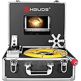 Pipe Camera,HBUDS Sewer Camera 50M/165ft Cable Pipe Inspection Camera with DVR Recorder Video System 7 Inch TFT LCD Monitor 1