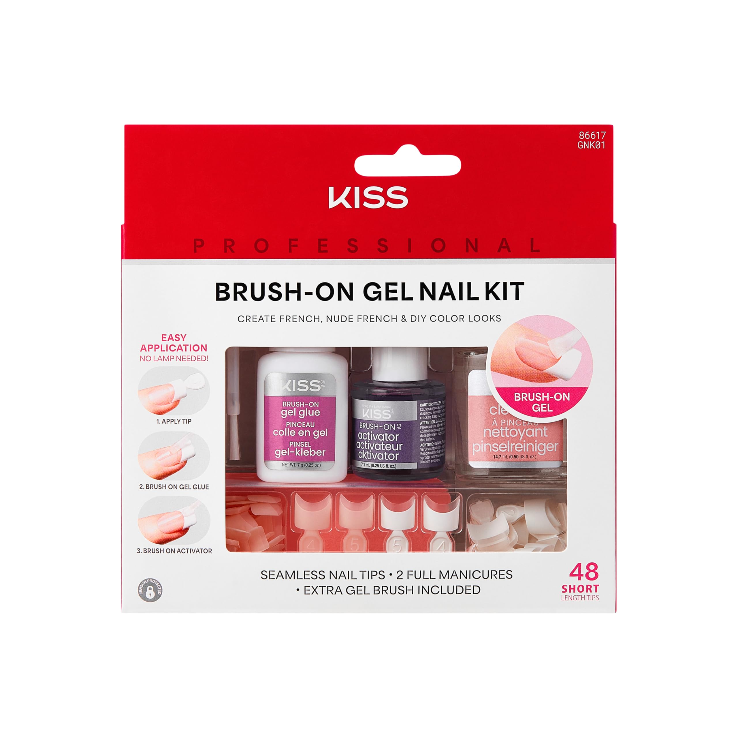 KISS Brush-On Gel Nail Kit