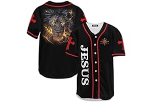 GEPOS Uniform Baseball Jersey, Sports Gifts, Casual Print Baseball Shirt, Birthday Gifts for Men Women