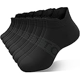 easetoe 6 Pairs Ankle Compression Socks Men Women 15-20 mmHg Low Cut Athletic Running Arch Support for Travel Nurses Flight