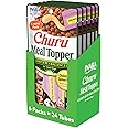 INABA Churu Meal Topper for Dogs, Complete & Balance, Creamy, Lickable Purée Dog Food Topper, 14 gram Tube, 24 Tubes (4 per P
