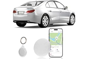 ZITTZ GPS Tracker for Vehicles, Mini GPS Car Tracker, Car Locator Tracking Device, No Monthly Fee,Work with Apple Find My (iOS Only), Air Tracker Tag for Keys Wallet Luggage Kids Backpack Dogs Cats