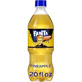 Fanta Pineapple Soda 20 Oz | Caffeine-free, naturally flavored