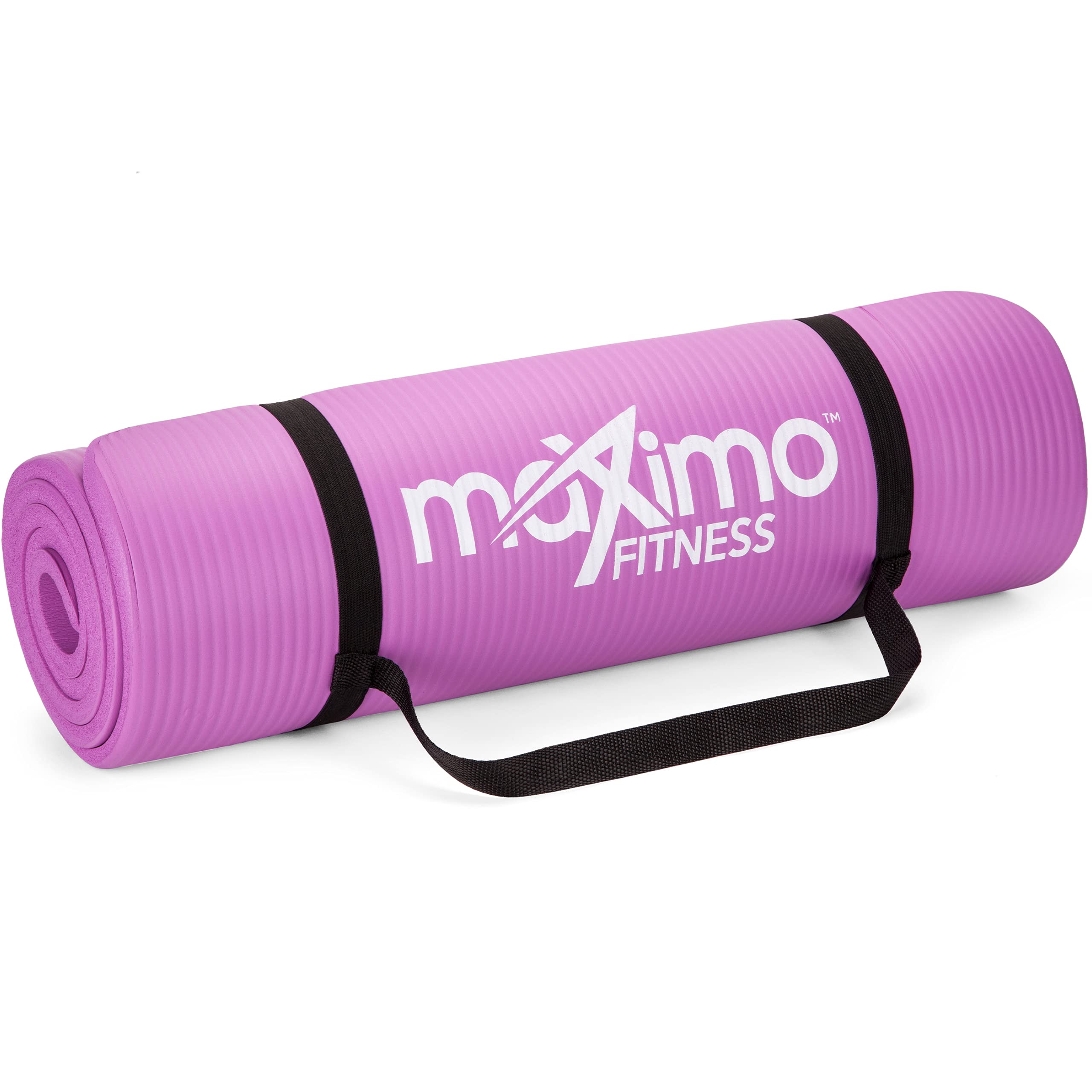 Maximo Exercise Mat, Multi Purpose Yoga Mat 183cm x 60cm Extra Thick, Gift for Pilates, Sit-Ups, Planks, Stretching, Push-ups, Home Gym (12mm Thick)