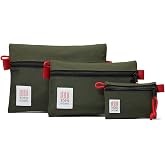 Topo Designs, Unisex, Accessory Bag Bundle - Micro/Sm/Med, Olive/Olive,