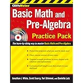 CliffsNotes Basic Math and Pre-Algebra Practice Pack with CD