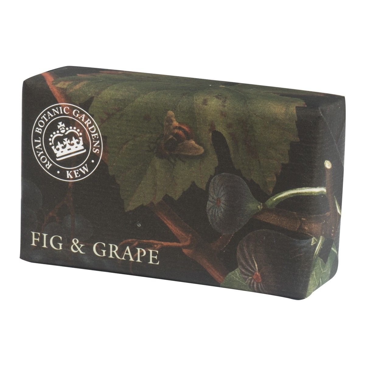The English Soap Company Kew Gardens Fig and Grape Soap - Luxury Vegan Soap Bar Enriched with Shea Butter - Fruity Fig and Grape Scent, Moisturising, Cruelty-Free, Made in England - 240g — image 1