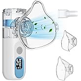 Mesh Nebulizer - Handheld Rechargeable Nebulizer Machine for Adults & Kids, Self-Cleaning & Advanced Digital Display Nebulize