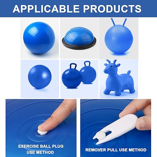 Livelytier Exercise Ball Plug Replacement, Yoga Ball Plug - Main Image