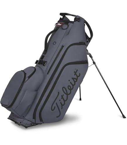 Amazon.com : Titleist - Premium Stand Bag - Black/White : Sports