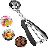 Cookie Scoops for Baking, Kmeivol Cookie Scoop, Stainless Steel Cookie Dough Scooper, Durable Melon Baller Scoop, Save Effort
