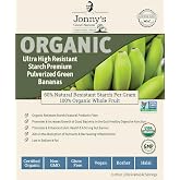 84 Servings | Jonnys Good Nature Organic Ultra High Resistant Starch Premium Green Banana Flour | On Average [10x's] More Prebiotic Fiber Than Any Other Organic Green Banana Flour On The Market | 100% Natural Organic Prebiotic Resistant Starch Superfood