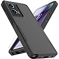for Moto G Stylus 5G 2024 Case: Dual Layer Protective Heavy Duty Cell Phone Cover Shockproof Rugged with HD Screen Protector - Military Protection Bumper Tough - Motorola Moto G Stylus 5G 2024, Black