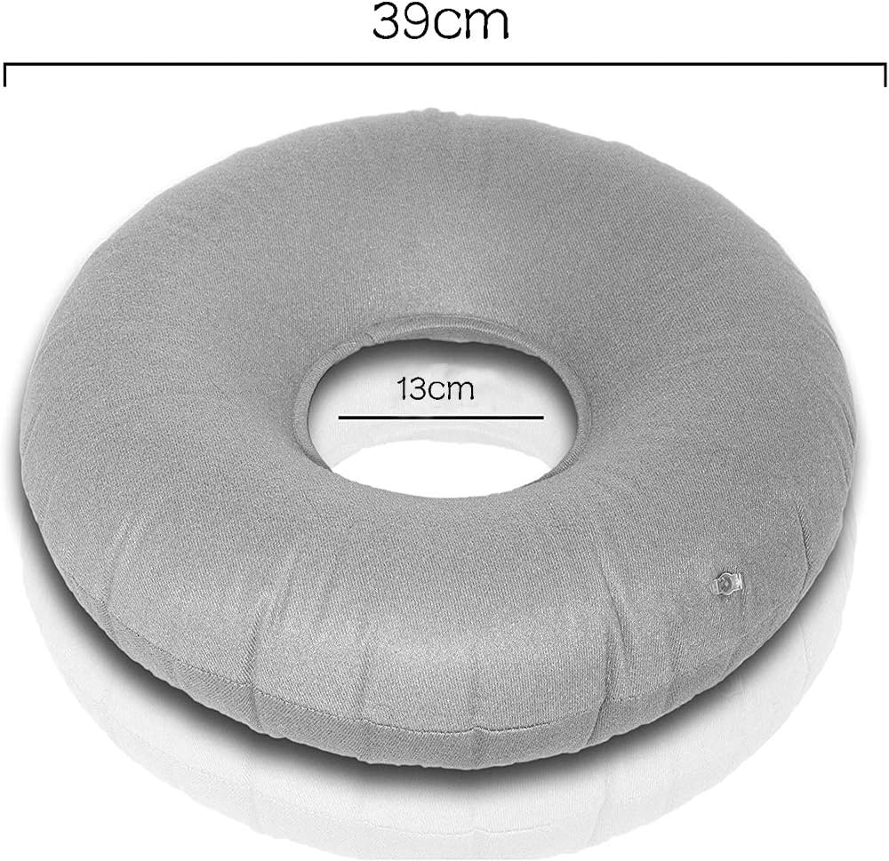 2PCS Inflatable Ring Cushion, Donut Cushion Inflatable Ring Cushion, with 2 Pumps, for Car Seats Wheelchairs - Image 4